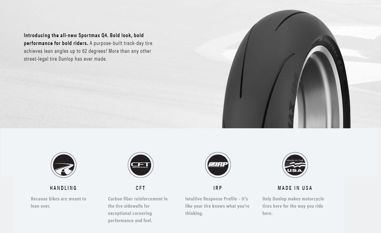 Dunlop Sportmax Q4 Tires